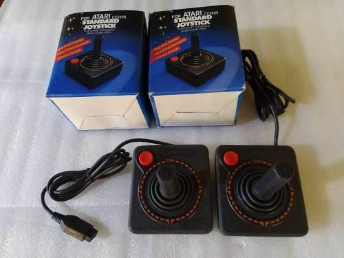 2 Controles Para El Atari 2600 Nuevos En Caja 20 Verdes