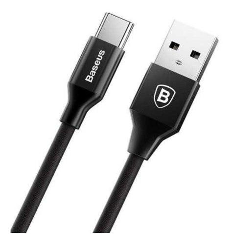 Cable Cargador 5amp Baseus 2mts Usb X Tipo C Carga Rapida