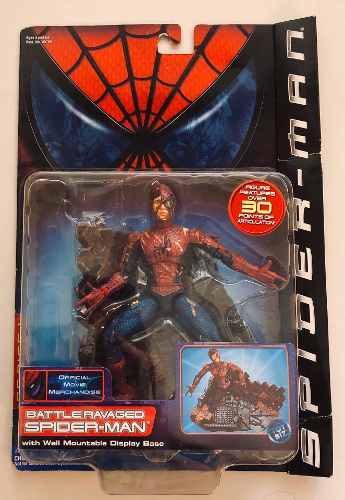 Figura Spiderman Marvel Avenger, Toybiz, Con Base Expositora
