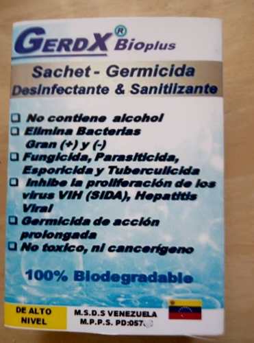Gerdx Bioplus Desinfectante De Alto Nivel