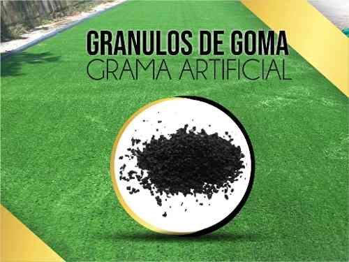 Granulo De Goma Para Grama Artificial Cancha De Futboll