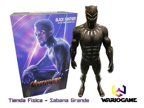 Muñeco Hasbro Vengadores Pantera Negra 35cm Grande