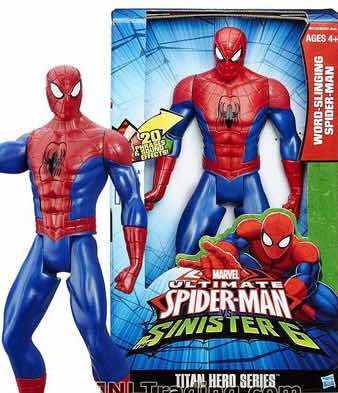 Muñeco Spiderman Original 20 Sonidos Vengadores Juguetes