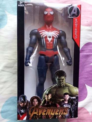 Muneco Avengers Spiderman Hombre Arana Tamaon De 21 Cm
