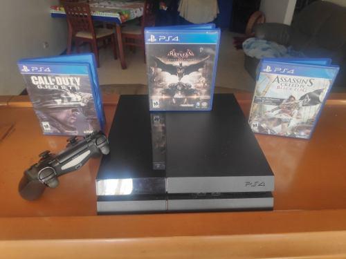 Ps4 Brillante 500gb 3 Juegos Físicos, 1 Digital, 1 Control