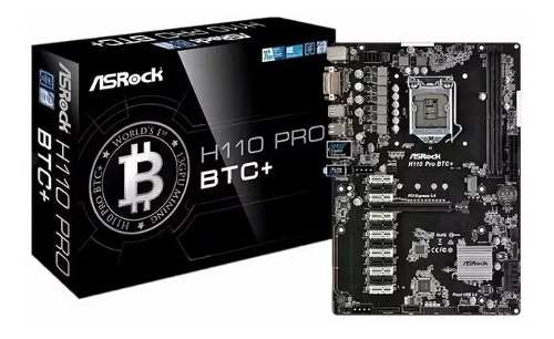 Tarjeta Madre Asrock Intel Pro H110 Btc+ Socket  Nuevas