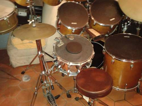 Bateria Profesional Yamaha Serie 900 All Birch Completa