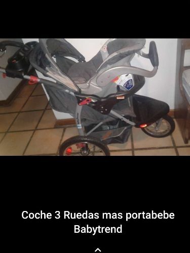 Coche Tres Ruedas Baby Trend Con Portabebe