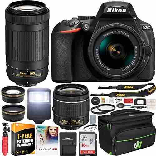 D Dslr Wi Fi Digital Slr Camara Double Zoom 2 Lens