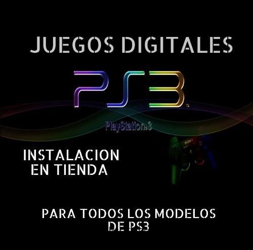 Juegos Digitales Para Ps3. Pack De 3. Instalación En