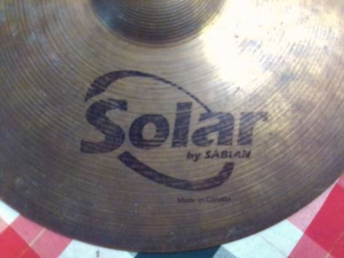 Platillos Solar De Sabian (crash Y Hit Hat)