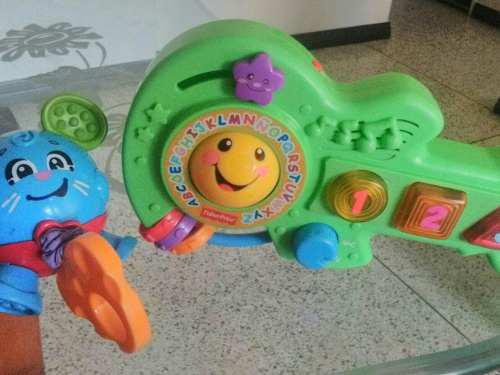 Ratón Que Vibra Y Guitarra Fisher Price En Perfecto Estado