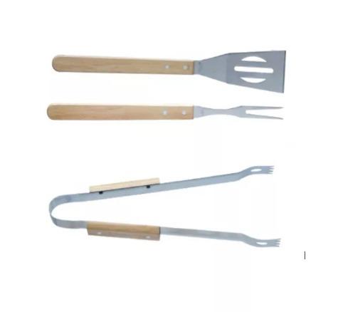 Set De 3 Utensilios Para Parrilla Saba