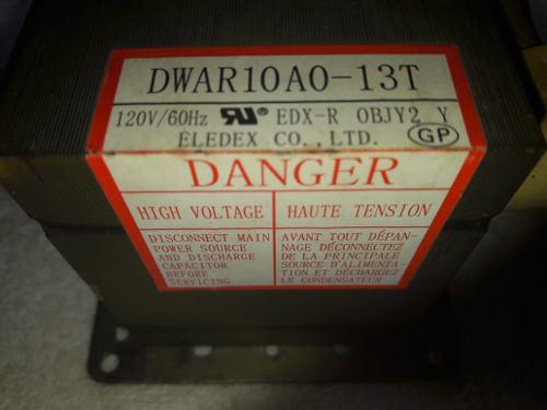 Transformador Para Microondas Daewoo Dwar10a0-13t 120v/60hz