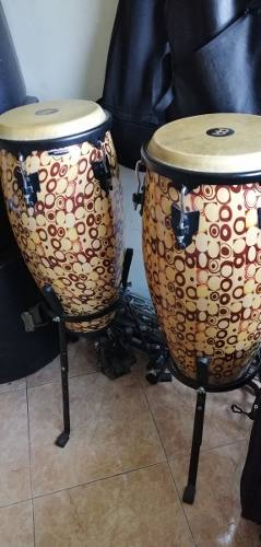 Tumbadoras Congas Meinl, Con Parales Tipo Matero