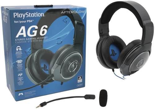 Auriculares Stereo Ag6 Oficial Sony Ps4 Alambricos