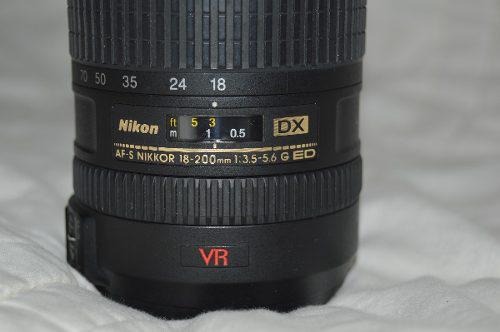 Lente Nikon Zoom Af-s Dx 18-200 Mm F/ 3.5-5-6g Ed