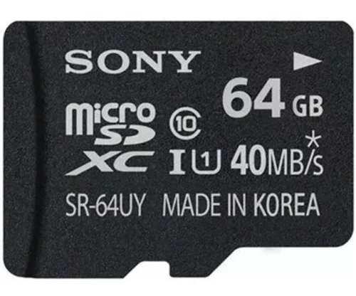 Memoria Sony Micro Sd Xc 64 Gb Clase 10 Ultra+adaptador Sd
