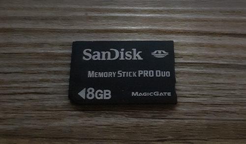 Memoria Stick Pro Duo De 8 Gb