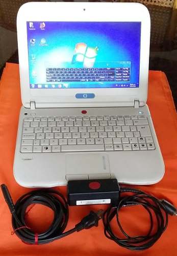 Mini Laptop C-a-n-a-i-m-a Letra Azul Con Cargador