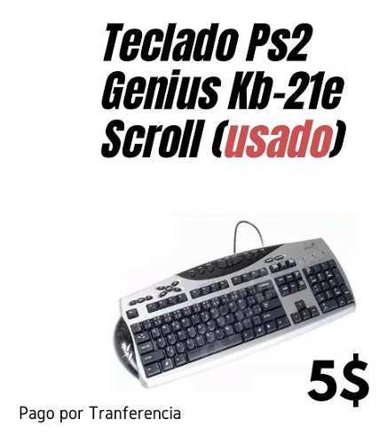 Teclado Ps2 Genius Kb-21e Scroll
