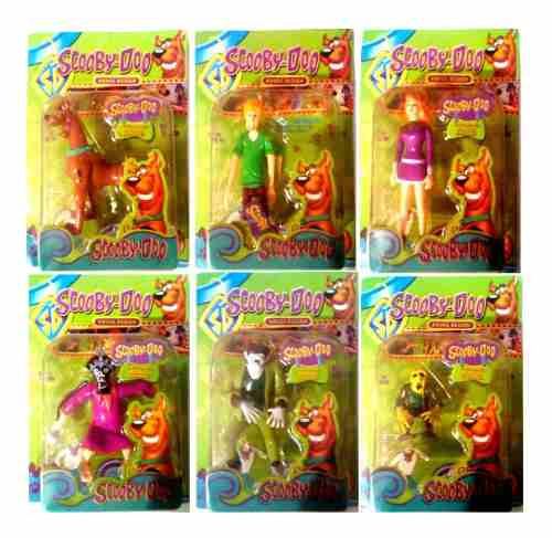 6 Figuras Muñecos Juguete Scooby Doo Nuevo