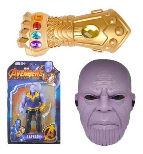 Combos Thanos Guante + Mascara O Muñeco + Guante O Mascara