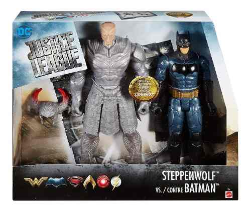 Figuras Articuladas Batman Vs Steppenwolf Mattel 2 Unids