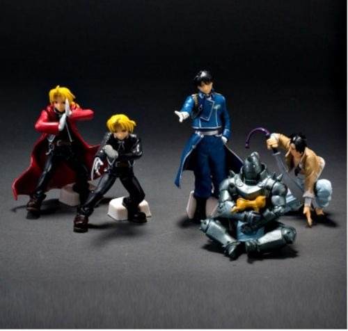 Fullmetal Alchemist Set De 5 Figuras De Colección 5-12cm