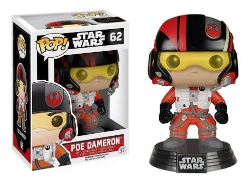 Funko Pop - Star Wars Poe Dameron, Figura De 10 Cm.