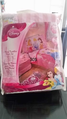 Juego De Cama Para Niña Individual Princesas Disney