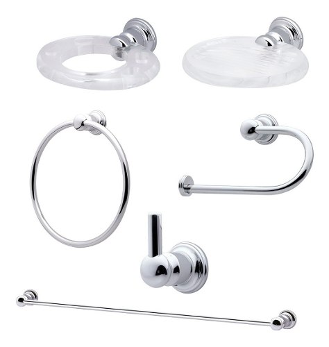 Kit De Accesorios Para Baño Class Fp Fundicion Pacifico