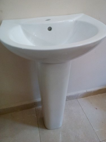 Lavamanos Con Pedestal Blanco De Lujo Nuevo