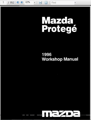 Mazda  Manual De Taller En Ingles 952p