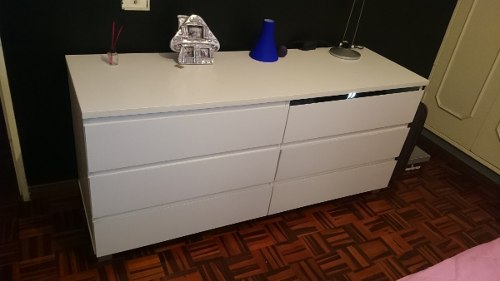 Mueble Gavetero De 6 Blanco