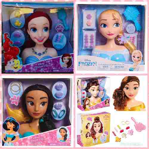 Muñecas Figura Princesa Disney Para Peinar Frozen