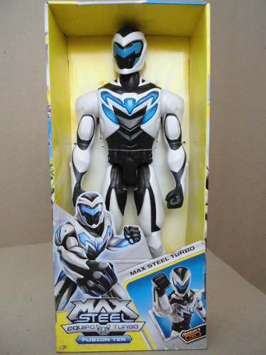 Muñeco Figura Accion Max Steel Turbo 45cm Mattel 20 Verdes