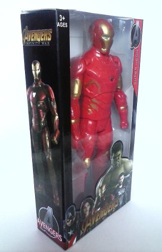 Muñeco Iron Man Hulk Marvel Vengadores Figura Jug Capitan