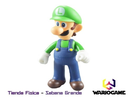 Muñeco Luigi Grande 23cm Super Mario Bros