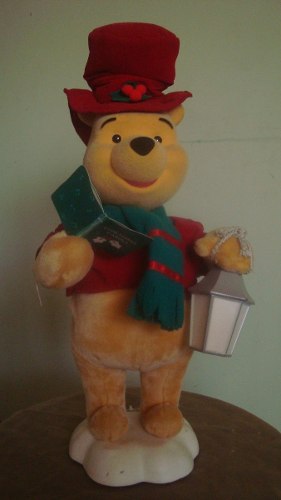 Muñeco Winnie Pooh Navidad Eléctrico Animatrónico