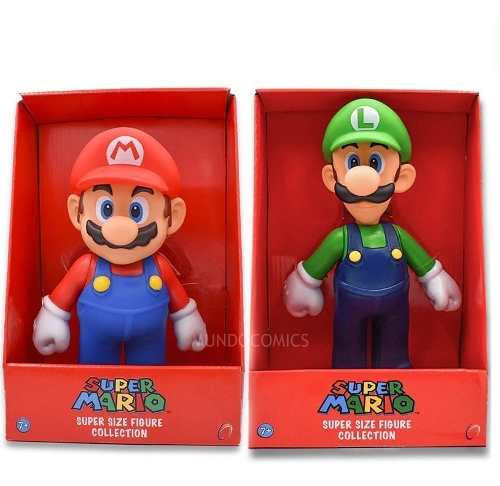 Muñecos De Mario Y Luigi Grande 23cm Nintendo