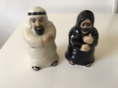 Muñecos Árabes Porcelana Comprados En Medio Oriente