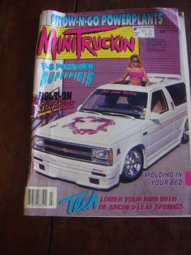 Revista Americana Coleccionable Minitruckin Camionetas