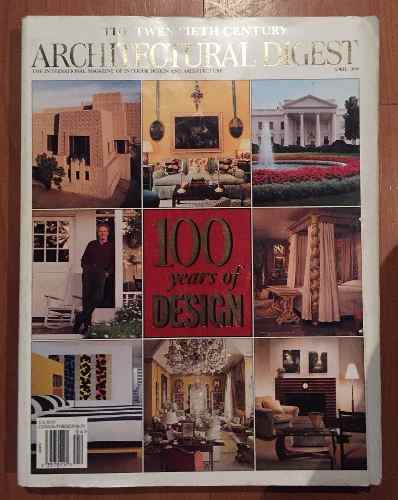 Revista Architectural Digest 100 Years Of Design
