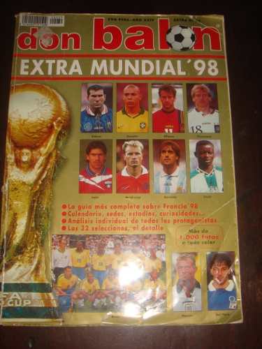 Revista Coleccionable Don Balon Extra Mundial 98
