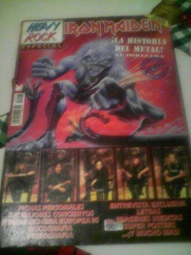 Revista Heavy Rock Edicion Especial Iron Maiden