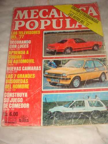 Revista Mecanica Popular Edicion Extraordinaria Autos 77
