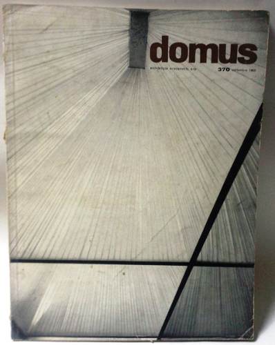 Revista Vintage Arquitectura Y Diseño Domus Septiembre 