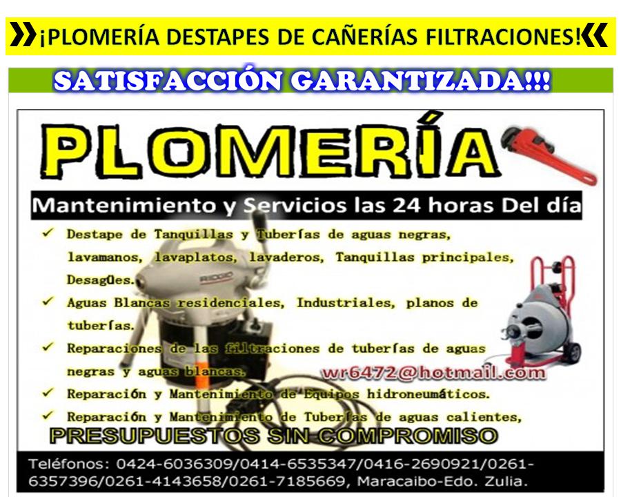 Servicio Tecnico Especializado en Plomeria
