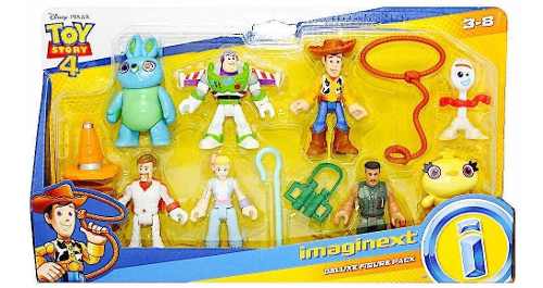 Toy Story 4 Muñecos Figuras Imaginex Pack 8 Figuras